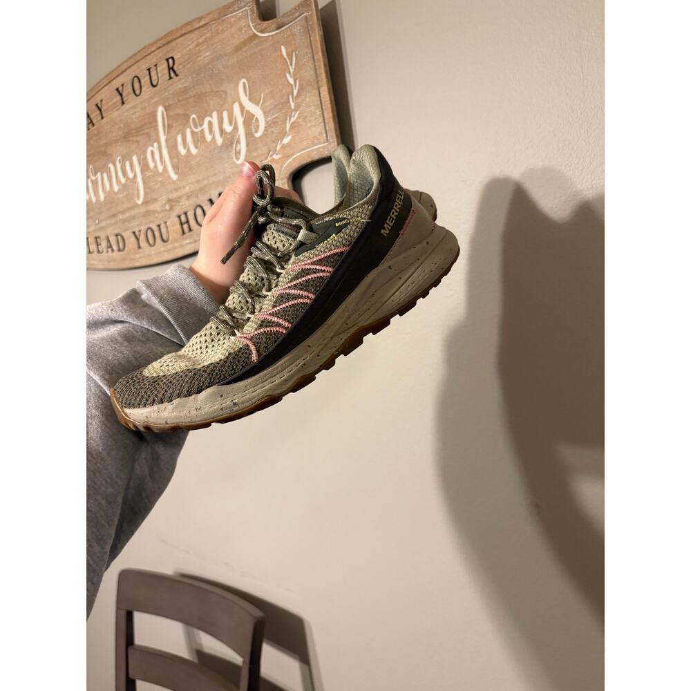 Merrell Womens Size 9.5 Bravada 2 Green Hiking Trail Sneakers Shoes